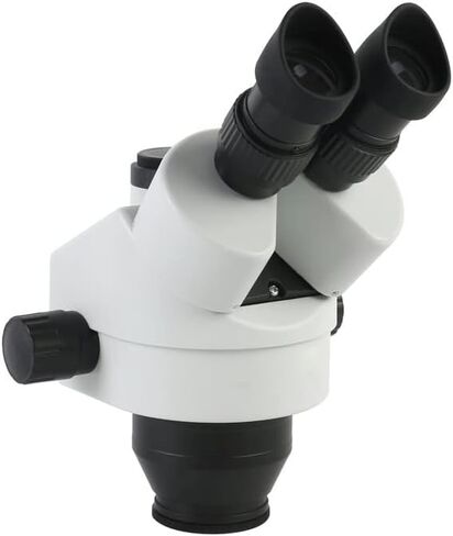 Microscope Kit 3.5X 7X-45X 90X Continuous Zoom Simul Focal Trinocular Stereo Microscope Holder Stand 56 LED Light for Phone Soldering Repair Microscope Lens Adapters(Black) in Saudi Arabia