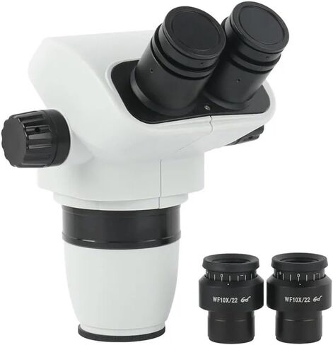 مجموعة مجهر 3.35x 6.7x-45x 90x Zoom Zoom المستمر المجهر المجهر المجهر WF10x/22mm قابلة للتعديل-3.35-90X (0.5x 1x 2x) محولات العدسة المجهر in Saudi Arabia