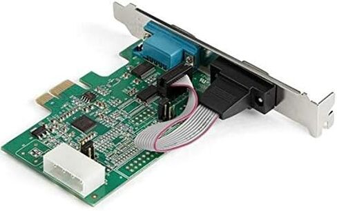 StarTech.com 2-port PCI Express RS232 Serial Adapter Card - PCIe RS232 Serial Host Controller Card - PCIe to Serial DB9 - 16950 UART - Low Profile Expansion Card - Windows, macOS, Linux (PEX2S953LP) in Saudi Arabia