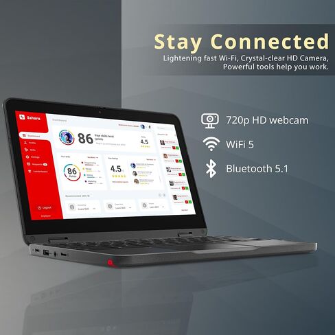 Lenovo 300e Gen 3 Chromebook 11.6 "2-in-1 laptop touchcreen laptop ، AMD 3015CE Processor ، 4GB RAM ، 32GB EMMC ، AMD Radeon Graphics ، 720p Webcam ، Wi-Fi 5 ، Bluetooth ، Chrome OS ، Gray (Renewed) in Saudi Arabia