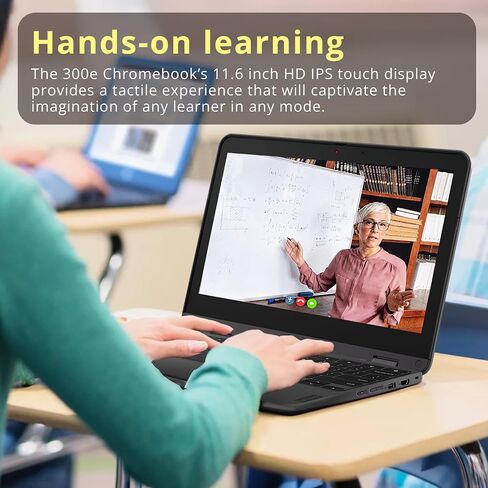 Lenovo 300e Gen 3 Chromebook 11.6 "2-in-1 laptop touchcreen laptop ، AMD 3015CE Processor ، 4GB RAM ، 32GB EMMC ، AMD Radeon Graphics ، 720p Webcam ، Wi-Fi 5 ، Bluetooth ، Chrome OS ، Gray (Renewed) in Saudi Arabia