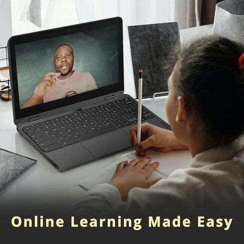 Lenovo 300e Gen 3 Chromebook 11.6 "2-in-1 laptop touchcreen laptop ، AMD 3015CE Processor ، 4GB RAM ، 32GB EMMC ، AMD Radeon Graphics ، 720p Webcam ، Wi-Fi 5 ، Bluetooth ، Chrome OS ، Gray (Renewed) in Saudi Arabia