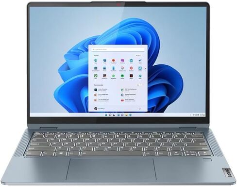 Lenovo Flex 7 14 "شاشة تعمل باللمس 2 في 1 دفتر الملاحظات Intel Core I7-1355U 16 GB 1 TB SSD Intel Iris XE Graphics Stone Blue - 14" in Saudi Arabia