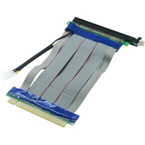 PCI-E 16x إلى 16x محول بطاقة Riser PCIE X16 Extender مرنة محول كبل تمديد الشريط المرن لبطاقة رسومات الفيديو in Kuwait