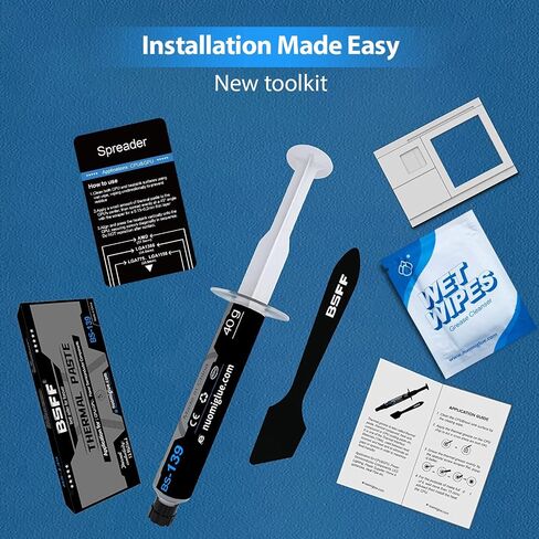 Thermal Paste CPU 1.8g with Toolkit for CPU GPU IC and Heatsinks in Kuwait
