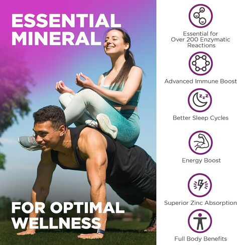 Nutrivein Premium Zinc Gluconate 100mg - 120 Capsules - Immunity Defense Boosts Immune System & Powerful Antioxidant - Promotes Healthy Skin and Acne Defense - Essential Elements for Absorption in Kuwait