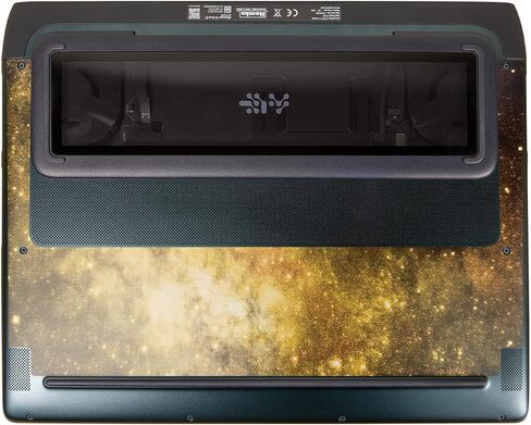 الجلد المحمول متوافق مع Alienware 16 Area -51 (2025) - Golden Stars - Premium 3M Vinyl Wrap Degal Cover - من السهل تطبيق | مصنوع في الولايات المتحدة الأمريكية من قبل Mayyskins in Kuwait