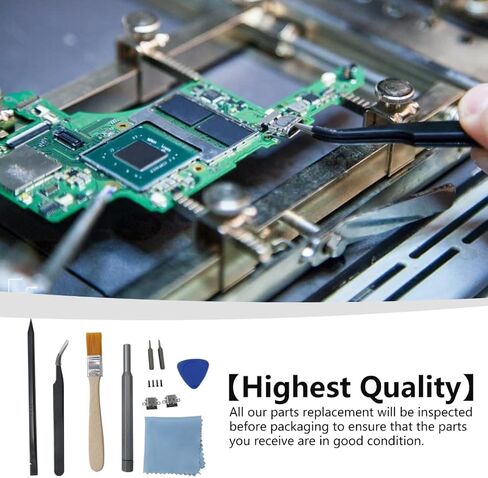 2025 2x Replacement Type C Port for Nintendo Switch USB C Charging Port Charger Socket Connector Replacement Repair Kit for NS Switch Power Charging Charger DC Jack Socket with Tools in Saudi Arabia
