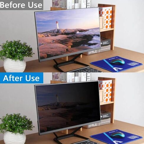 ASHATA 20 Inch Computer for for Screen Filter, Desktop Computer Protector for 16:9 Widescreen Monitor, Scratch Anti Blue Lamp Eye for Data for for in Kuwait