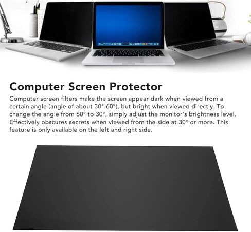 ASHATA 20 Inch Computer for for Screen Filter, Desktop Computer Protector for 16:9 Widescreen Monitor, Scratch Anti Blue Lamp Eye for Data for for in Kuwait