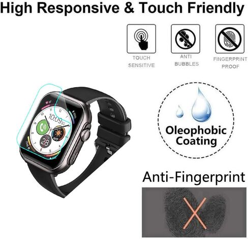 للحصول على الساعات الذكية Smart Watches G62 Screen Protector 1.85 "[5 Pack] HD Clear Soft Pet Mivon in Kuwait