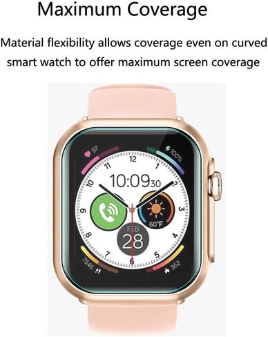 للحصول على الساعات الذكية Smart Watches G62 Screen Protector 1.85 "[5 Pack] HD Clear Soft Pet Mivon in Kuwait