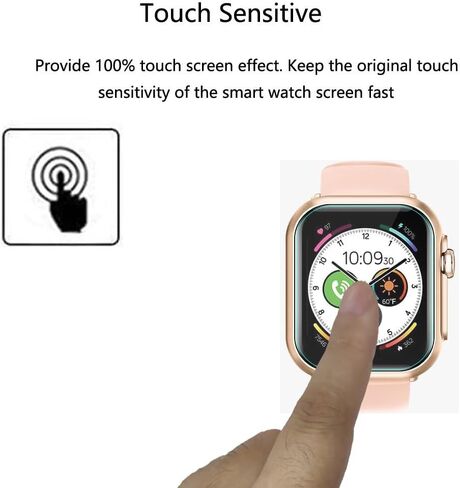 للحصول على الساعات الذكية Smart Watches G62 Screen Protector 1.85 "[5 Pack] HD Clear Soft Pet Mivon in Kuwait