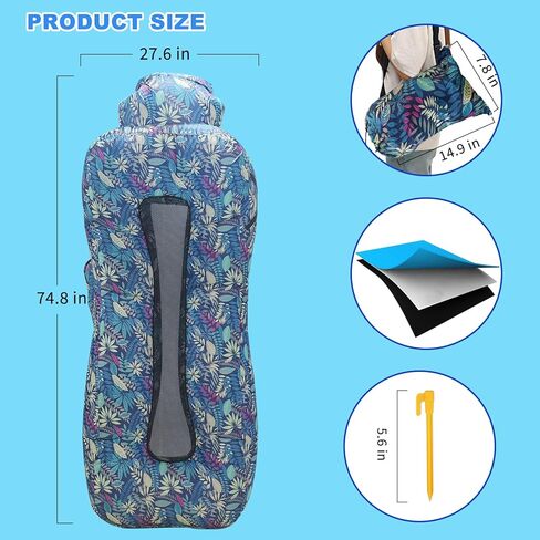 أريكة قابلة للنفخ ، أريكة هواء التسكع قابلة للنفخ | عدم تفجير الأريكة | تصميم مريح ، أرائك الهواء في الهواء الطلق للتخييم والمتنزه والشاطئ ، ترقية ملحقات التخييم الخاصة بك in Kuwait