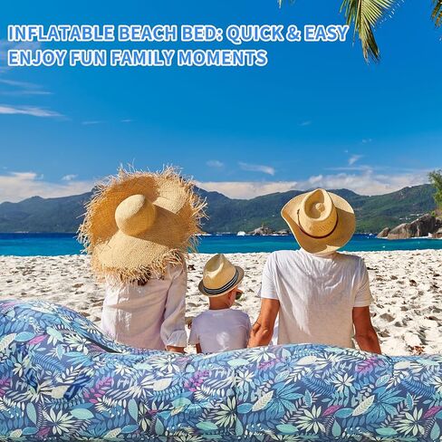 أريكة قابلة للنفخ ، أريكة هواء التسكع قابلة للنفخ | عدم تفجير الأريكة | تصميم مريح ، أرائك الهواء في الهواء الطلق للتخييم والمتنزه والشاطئ ، ترقية ملحقات التخييم الخاصة بك in Kuwait