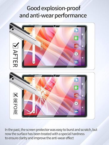 واقي الشاشة لـ Feonal 2025 Tablet 11 Inch Android 14 Tablet ، مضاد للخلع 9H صلبة اللمس حساس 2.5D الحواف الدائرية خالية من التثبيت سهلة التثبيت ، 2 عبوة. in Saudi Arabia