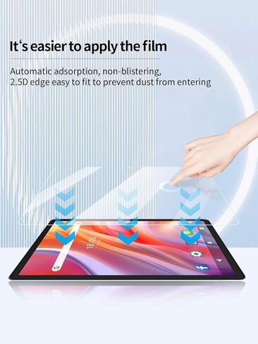 واقي الشاشة لـ Feonal 2025 Tablet 11 Inch Android 14 Tablet ، مضاد للخلع 9H صلبة اللمس حساس 2.5D الحواف الدائرية خالية من التثبيت سهلة التثبيت ، 2 عبوة. in Saudi Arabia