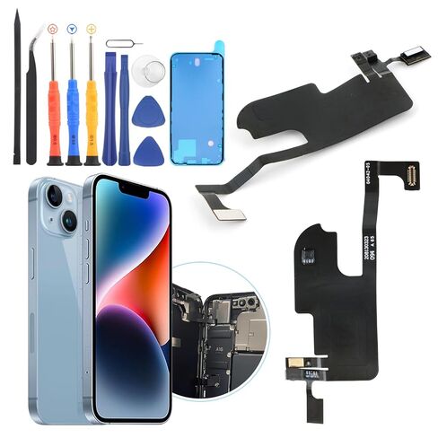 مكبر صوت ywlrong سماعة الأذن لـ iPhone 14 Plus Ear Speaker Presentive for iPhone 14 Plus A2632 A2885 A2886 A2887 A2896 ANCLEATION SENSOR FLEX CABLE SESSLEBLE in Saudi Arabia