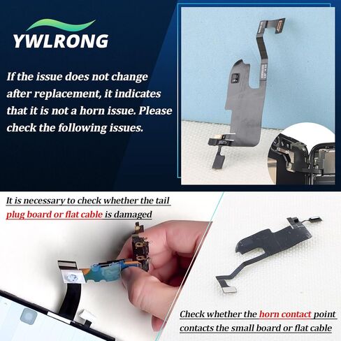 مكبر صوت ywlrong سماعة الأذن لـ iPhone 14 Plus Ear Speaker Presentive for iPhone 14 Plus A2632 A2885 A2886 A2887 A2896 ANCLEATION SENSOR FLEX CABLE SESSLEBLE in Saudi Arabia