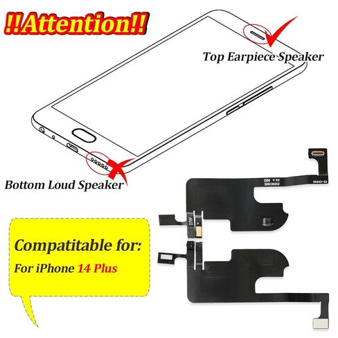 مكبر صوت ywlrong سماعة الأذن لـ iPhone 14 Plus Ear Speaker Presentive for iPhone 14 Plus A2632 A2885 A2886 A2887 A2896 ANCLEATION SENSOR FLEX CABLE SESSLEBLE in Saudi Arabia