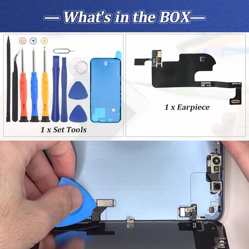 مكبر صوت ywlrong سماعة الأذن لـ iPhone 14 Plus Ear Speaker Presentive for iPhone 14 Plus A2632 A2885 A2886 A2887 A2896 ANCLEATION SENSOR FLEX CABLE SESSLEBLE in Saudi Arabia