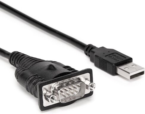 كبل التسلسلي USB إلى RS232 مع FT232 شرائح USB إلى محول التسلسل الذكور DB9 لنظام التشغيل Windows Linux و Mac OS (100 سم/3.3 قدم) in Saudi Arabia