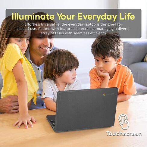 Lenovo 300e Yoga Chromebook Gen 4 11.6" 2-in-1 Touchscreen Chromebook, MediaTek Kompanio 520 Processor, 4GB RAM, 32GB eMMC, ‎Integrated Graphics, Wi-Fi 6, Chrome OS, Gray (Renewed) in Saudi Arabia