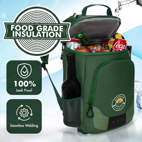 Backpack Cooler – Leakproof Cooler Bag – Waterproof Holds 24 Cans in Saudi Arabia