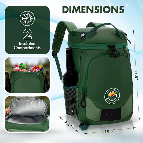 Backpack Cooler – Leakproof Cooler Bag – Waterproof Holds 24 Cans in Saudi Arabia