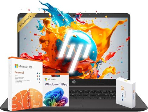 HP 15 LAPTOP for Home أو Work ، Windows 11 Pro مع Microsoft Office 365 ، 15.6 "شاشة LED FHD ، ذاكرة الوصول العشوائي 16 جيجا بايت ، 1 تيرابايت SSD ، Copilot AI ، معالج AMD قوي ، منفذ Ethernet ، قارئ بطاقة SD ، WOWPC USB in Saudi Arabia