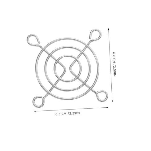Ciieeo 2pcs Metal Exhaust Fan Grill Cover Wire for Cooling and Exhaust Fans Efficient Heat Dissipation Fit for Home and Industrial Use in Saudi Arabia