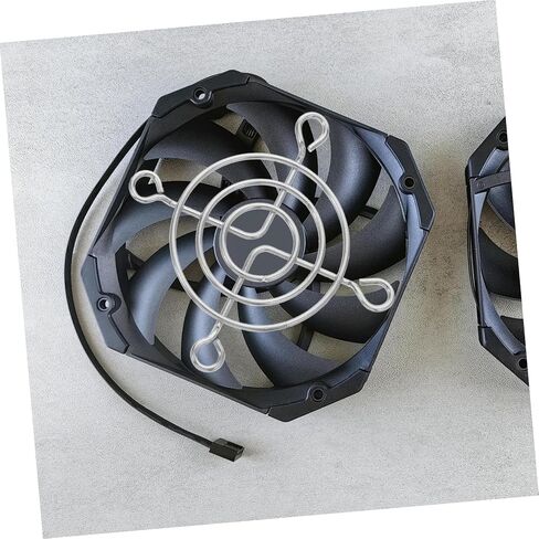 Ciieeo 2pcs Metal Exhaust Fan Grill Cover Wire for Cooling and Exhaust Fans Efficient Heat Dissipation Fit for Home and Industrial Use in Saudi Arabia