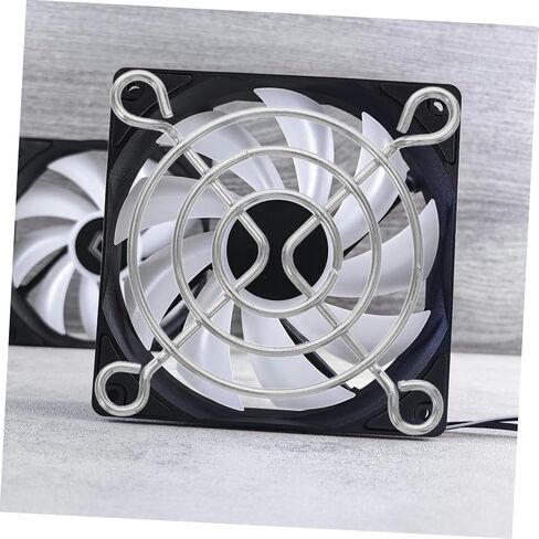 Ciieeo 2pcs Metal Exhaust Fan Grill Cover Wire for Cooling and Exhaust Fans Efficient Heat Dissipation Fit for Home and Industrial Use in Saudi Arabia