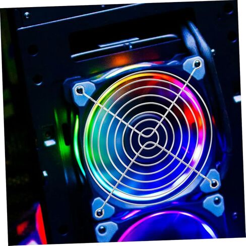 20pcs Computer Case Fan Grill Mesh for Pc Cooling Protective Cover Screws Design for Full Tower Cases and Electronic Fans in Saudi Arabia