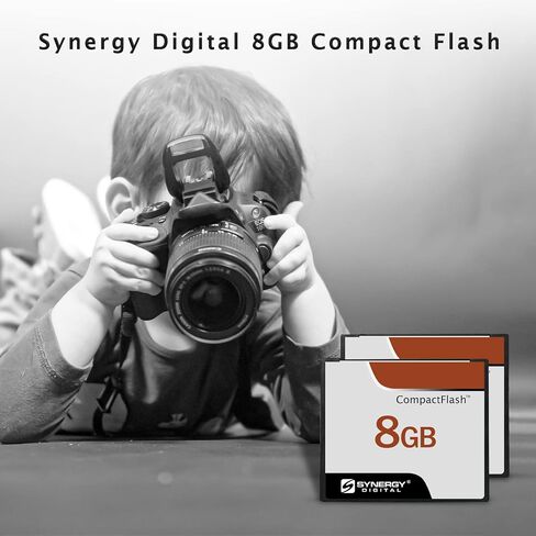 بطاقات ذاكرة فلاش مضغوطة 8 جيجا بايت الرقمية ، متوافقة مع الكاميرا الرقمية Canon PowerShot A80 - 30 ميجابايت/ثانية - حزمة 2 in Saudi Arabia