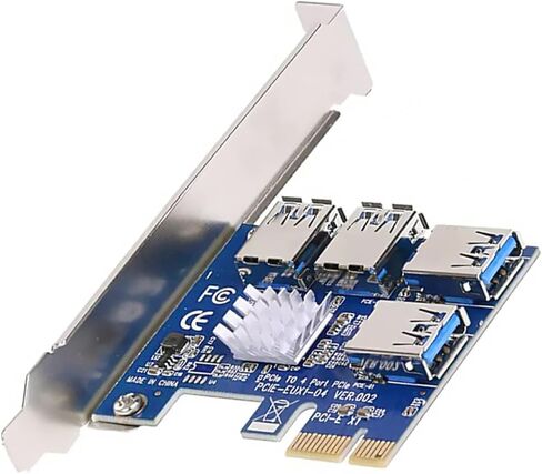 PCI Express to Pets USB Riser Card PCI-E RISER لملحقات الكمبيوتر PCIE USB Extender in Kuwait