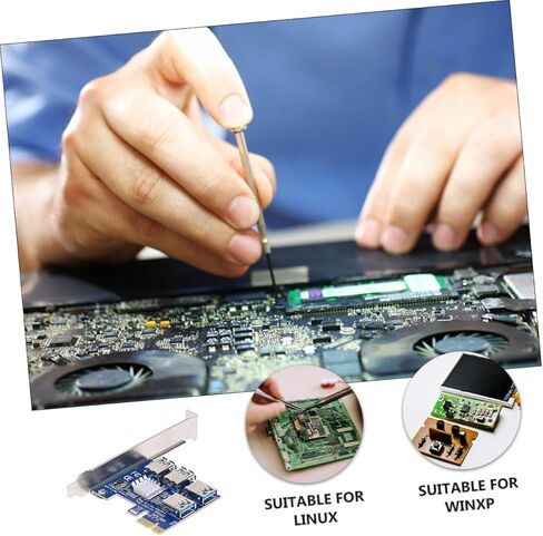 PCI Express to Pets USB Riser Card PCI-E RISER لملحقات الكمبيوتر PCIE USB Extender in Kuwait