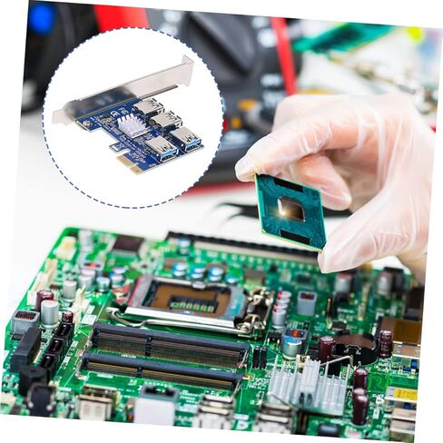 PCI Express to Pets USB Riser Card PCI-E RISER لملحقات الكمبيوتر PCIE USB Extender in Kuwait