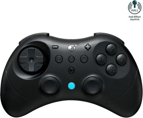 AKNES GuliKit Elves 2 Pro Wireless Gaming Controller for Switch/Switch 2, Windows, iOS and Android - Hall Effect Joysticks, 1000Hz Polling Rate, 3 Rumble Modes, Gyro Aiming - Transparent Black in Saudi Arabia