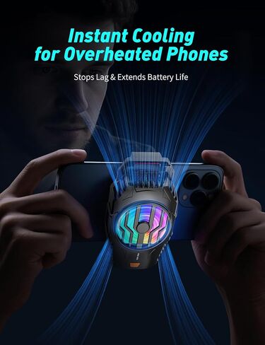 برودة الهاتف الخليوي للألعاب ، رادياتير مروحة تبريد الهواتف المحمولة لجهاز iPhone Android Smartphor in Kuwait
