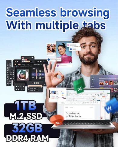 Dell 15 Laptop Computer for Business & Student, Intel Core i7-1355U (10-Core, Up to 5.0GHz), 15.6" FHD 120Hz, 32GB RAM, 1TB SSD, Windows 11 Pro, Backlit KB, Fingerprint, Copilot AI, w/Accessory Kit in Saudi Arabia