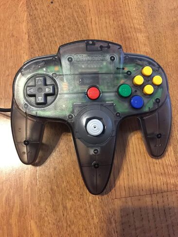 Nintendo 64 Controller - Smoke (Transparent Black) (Certified Refurbished) in Saudi Arabia