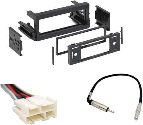 Harmony Audio Compatible with Chevy Astro Van 1996 1997 1998 1999 2000 2001 2002 2003 2004 2005 Single DIN Stereo Harness Radio Install Dash Kit Package in Saudi Arabia