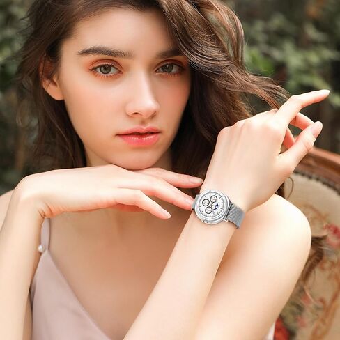 العصابات المعدنية لمشاهدة Galaxy 8 Band 40mm 44mm/Galaxy Watch 8 الفرقة الكلاسيكية 46 ملم ، شبكة مغناطيسية معصم من الفولاذ المقاوم للصدأ حزام ميلانز لسيمسونج جالاكسي ووتش 8/8 الكلاسيكية (2025) نساء الرجال in Kuwait