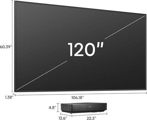 Hisense 120L5H-RB 120" Diag. 4K Smart Short Throw Projector Only- (Renewed) in Saudi Arabia