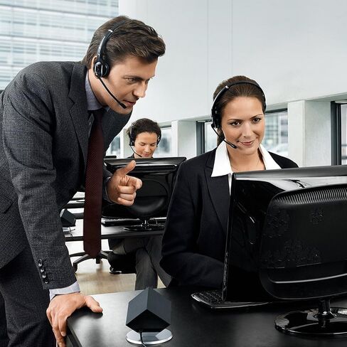 Sennheiser DW Pro 1 Single-Ear Wireless Office Headset with DECT 6.0. Includes Noise-Canceling Microphone. Works with PC and Mac in Saudi Arabia