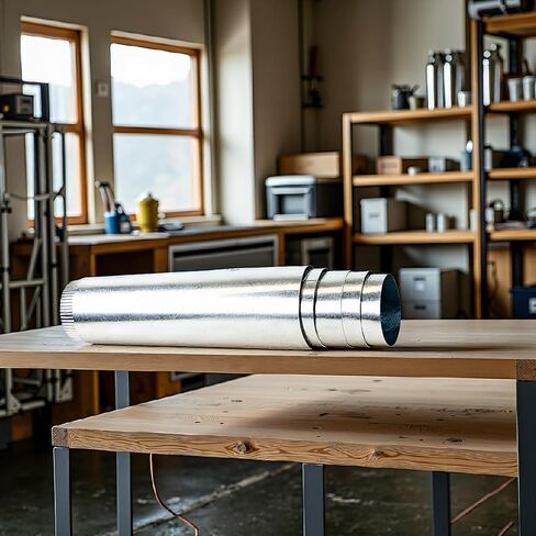 Davis Tent® Nesting Stove Pipe 5 "، معدات التخييم الأساسية للخيام ، الموقد المحمول ، موقد المخيم ، موقد بيليه ، لتسخين خيمة التخييم والمغامرات في الهواء الطلق in Kuwait