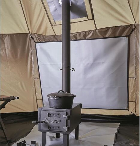 Guide Gear Camping Tent Stove Heat Resistant Mat, Heat Shield Panel, Floor Protector for Indoor Wood Stove in Saudi Arabia