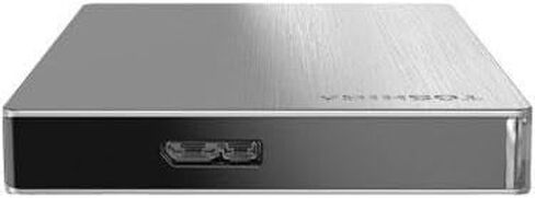 Toshiba Canvio Slim II 1TB Portable External Hard Drive, Silver (HDTD210XS3E1) in Saudi Arabia