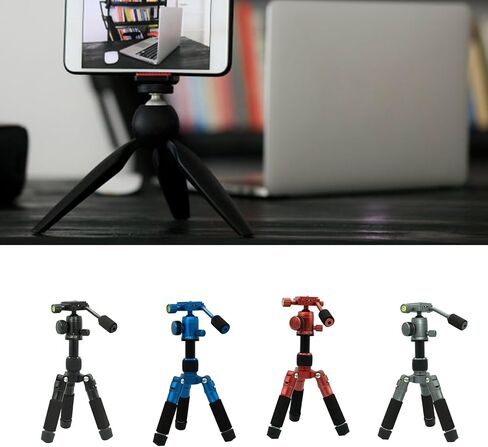 Tabletop Small Tripod 20Inch 360 Degree Aluminum Frame for DSLR Cameras and Phones Stand for Travel Desktop in Saudi Arabia